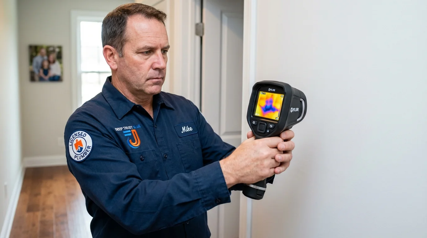 Thermal imaging leak detection by Johns Plumbing LLC in Worland